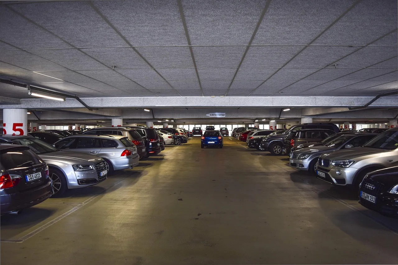 architecture, multi storey car park, building, parking deck, garage, city, dusseldorf, park, cars, car wallpapers, concrete, parking spot, underground car park, parking spaces, vehicles, park level, car, level. Apartment EV charger power sharing: write a clear rule