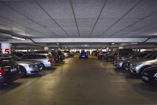 architecture, multi storey car park, building, parking deck, garage, city, dusseldorf, park, cars, car wallpapers, concrete, parking spot, underground car park, parking spaces, vehicles, park level, car, level. Apartment EV charger power sharing: write a clear rule